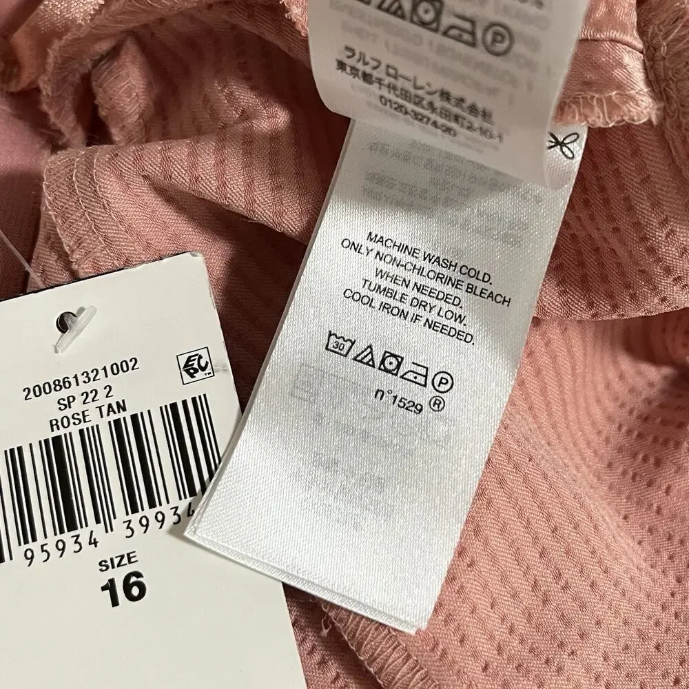 Ralph Lauren features satin